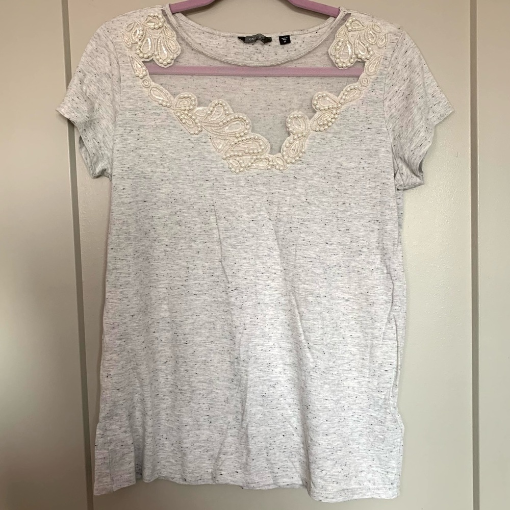 💙GUESS Beaded Embellished Top